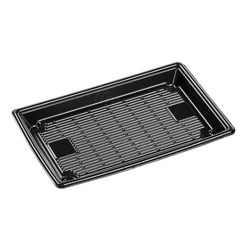 エフピコ 寿司容器 もり-115 本体 エコ黒 50枚/袋(ご注文単位1袋)【直送品】