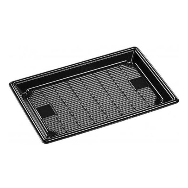エフピコ 寿司容器 もり-120 本体 エコ黒 50枚/袋(ご注文単位1袋)【直送品】