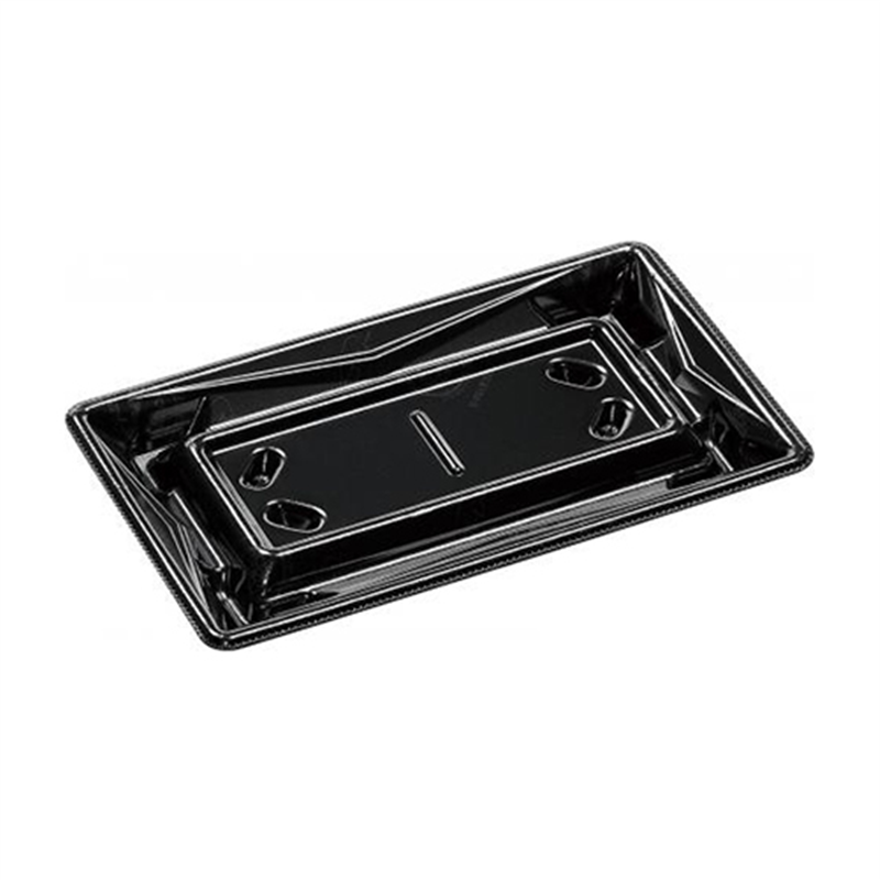 エフピコ 刺身容器 Sステージ 本体 19-11 エコ黒 50枚/袋(ご注文単位1袋)【直送品】