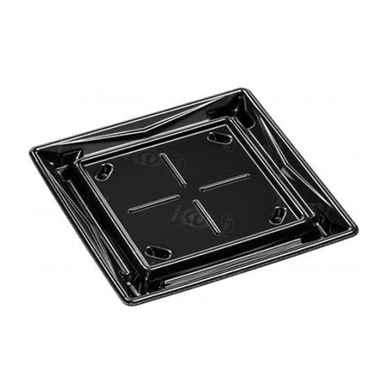 エフピコ 刺身容器 Sステージ 本体 19-19 エコ黒 50枚/袋（ご注文単位1袋）【直送品】