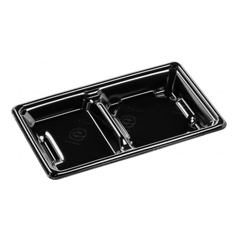 エフピコ 麺セット容器 SBセット 本体 26-15-1 エコ黒 50枚/袋(ご注文単位1袋)【直送品】