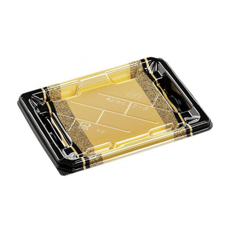 エフピコ 寿司容器 麗角 本体 2-3 箔おし金 50枚/袋（ご注文単位1袋）【直送品】