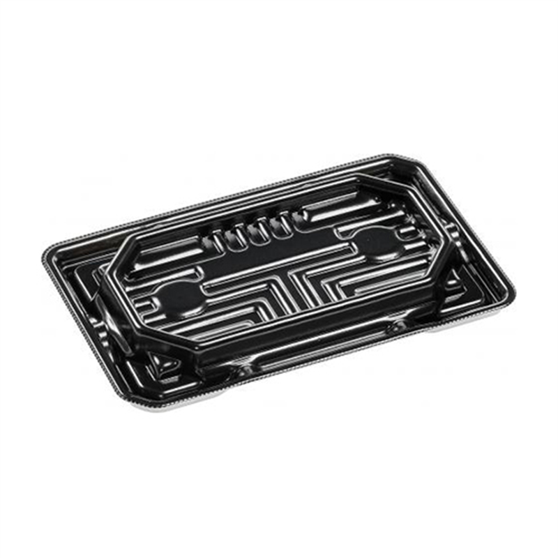 エフピコ 刺身容器 涼角 本体 20-12 黒 50枚/袋(ご注文単位1袋)【直送品】