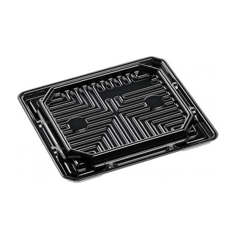 エフピコ 刺身容器 涼角 本体 20-17 黒 50枚/袋(ご注文単位1袋)【直送品】