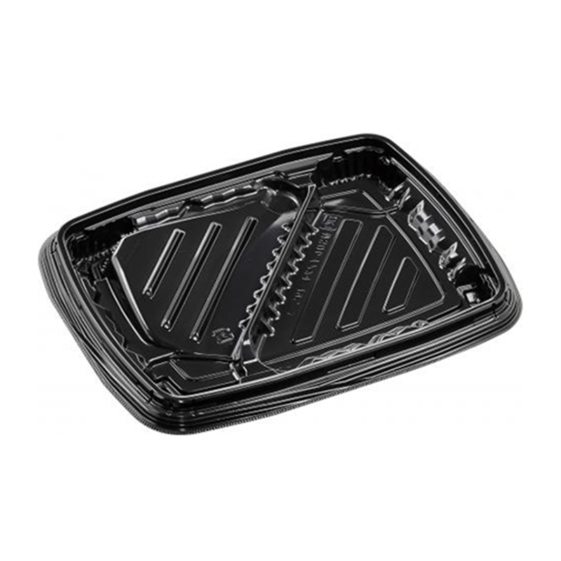 エフピコ 弁当容器 MSDレイア 本体 24-19S-1 黒 50枚/袋（ご注文単位1袋）【直送品】