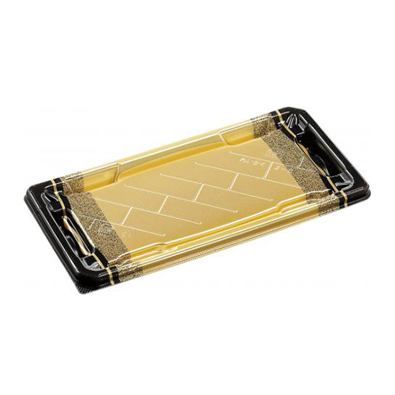 エフピコ 寿司容器 麗角 本体 2-6 箔おし金 50枚/袋（ご注文単位1袋）【直送品】