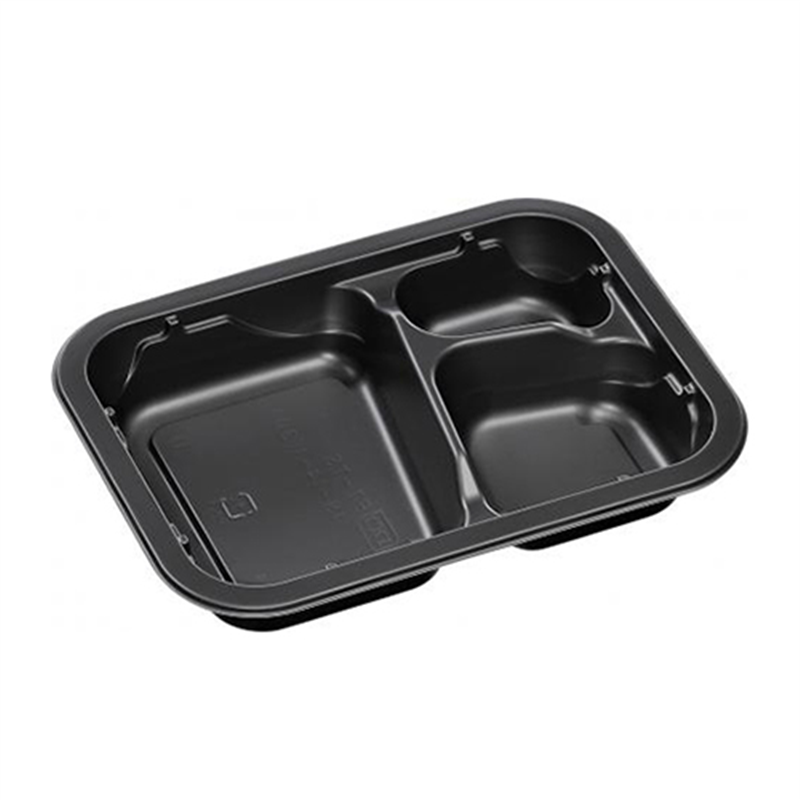 エフピコ 冷凍対応弁当容器 FT-TS 18-14-1（30） 耐寒黒 50枚/袋（ご注文単位1袋）【直送品】