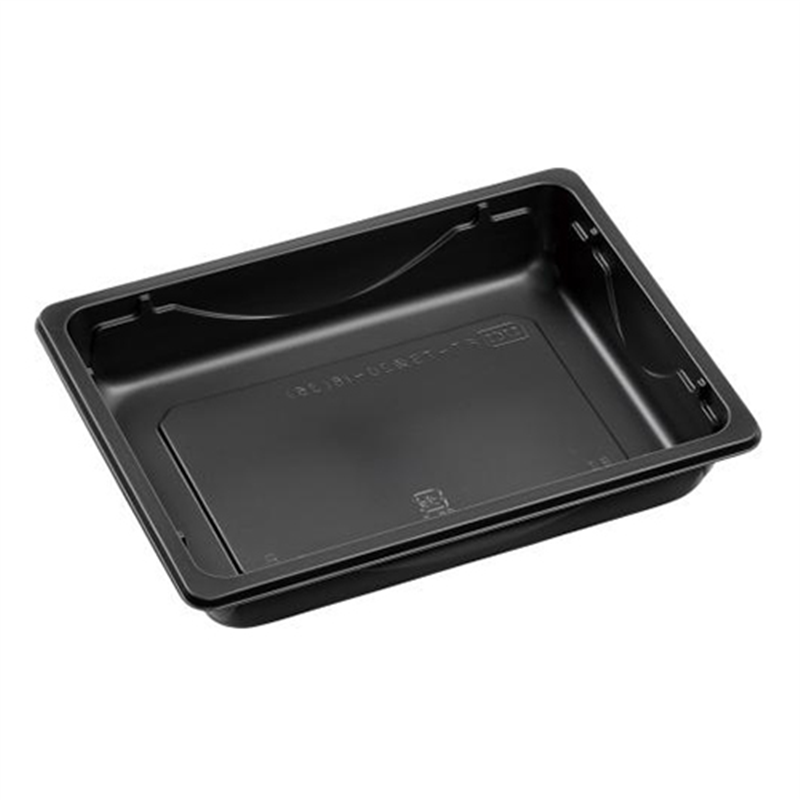 エフピコ 冷凍対応弁当容器 FT-TS 角20-15(35) 耐寒黒 50枚/袋（ご注文単位1袋）【直送品】