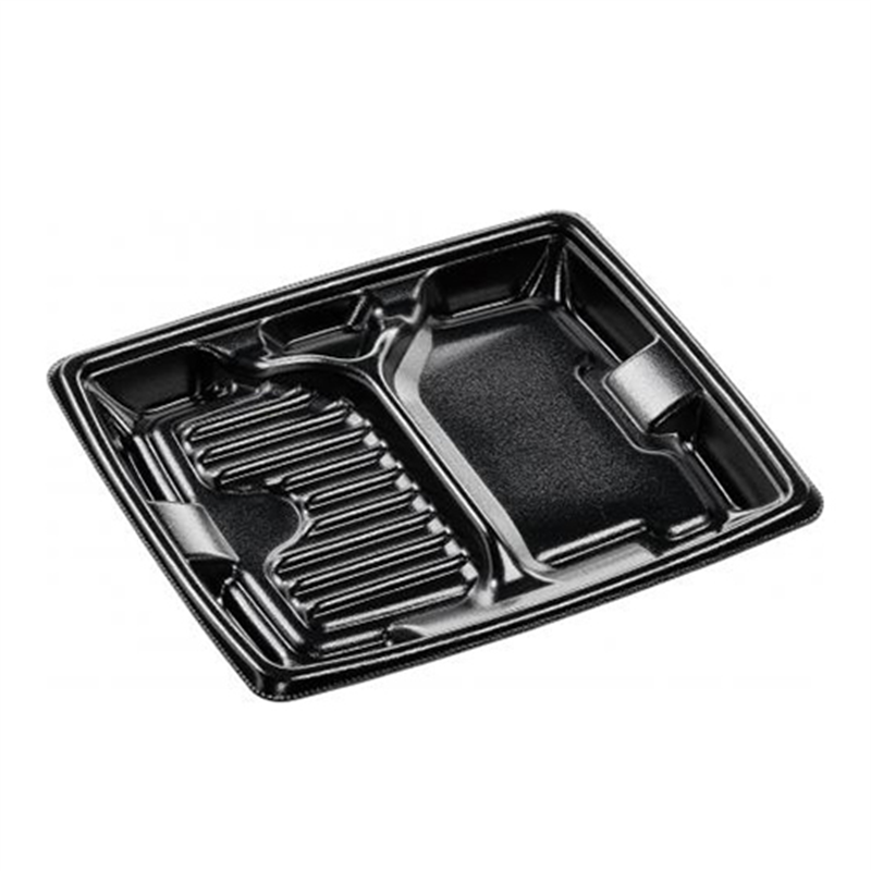エフピコ 弁当容器 MFPアリオン 本体 22-19-1 黒 50枚/袋（ご注文単位1袋）【直送品】