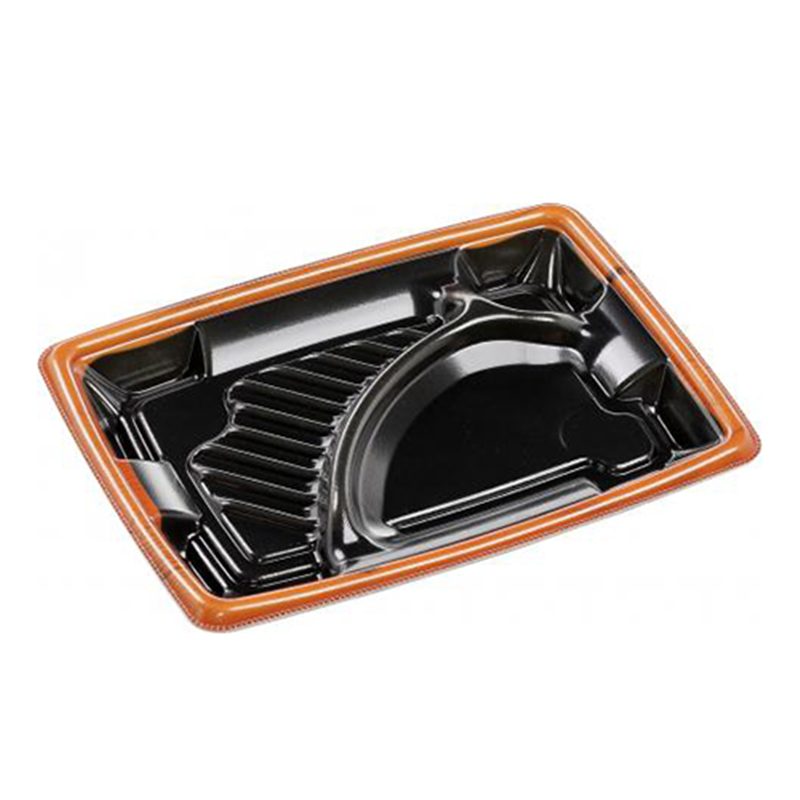 エフピコ 弁当容器 MFPアリオン 本体 23-17-1 茶フチ黒N 50枚/袋（ご注文単位1袋）【直送品】