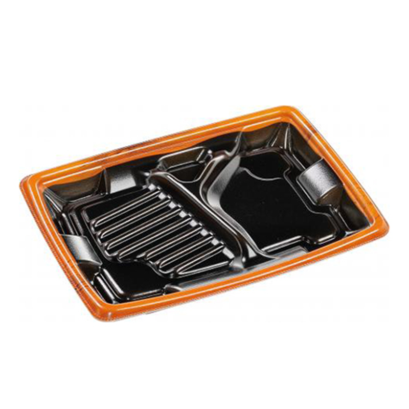 エフピコ 弁当容器 MFPアリオン 本体 23-17-2 茶フチ黒N 50枚/袋（ご注文単位1袋）【直送品】