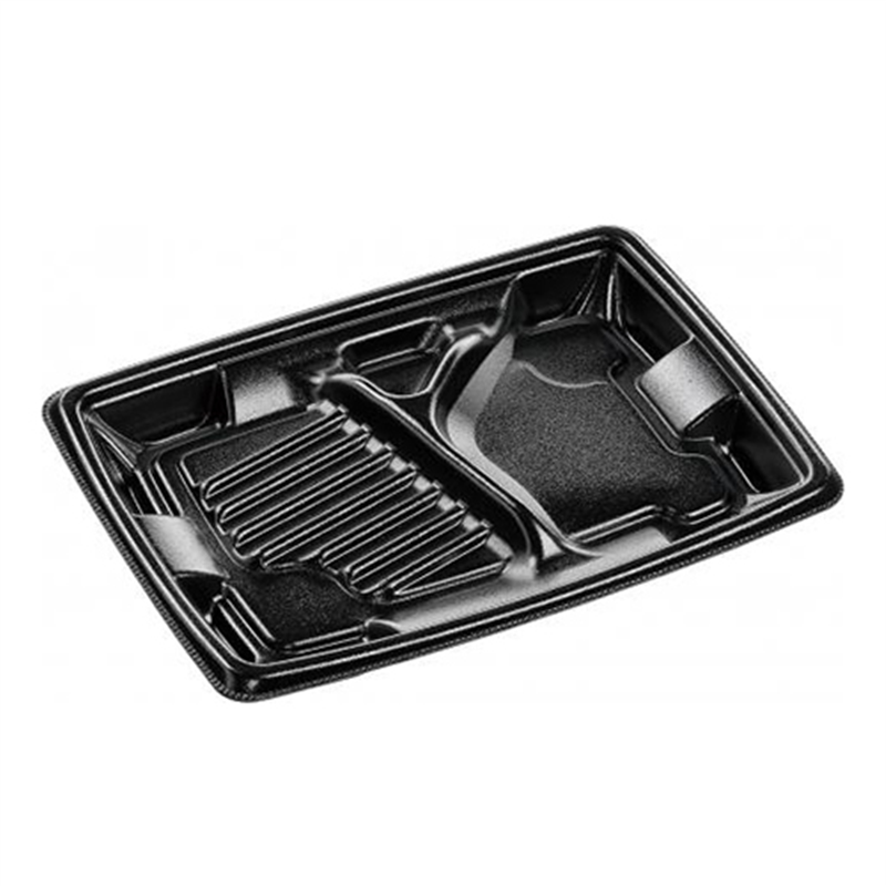 エフピコ 弁当容器 MFPアリオン 本体 23-17-2 黒 50枚/袋（ご注文単位1袋）【直送品】