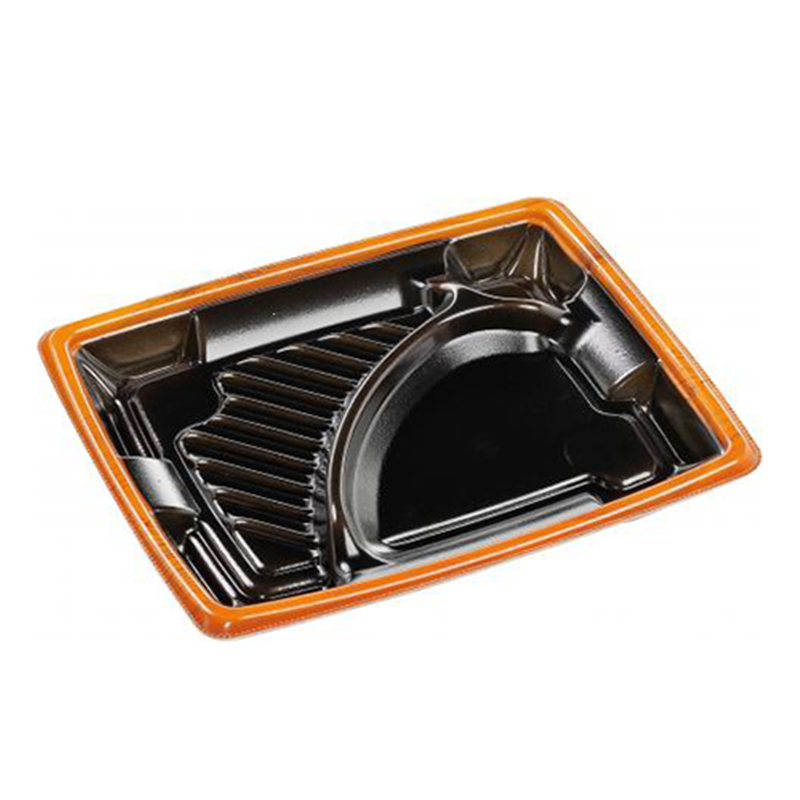 エフピコ 弁当容器 MFPアリオン 本体 23-19-1 茶フチ黒N 50枚/袋（ご注文単位1袋）【直送品】