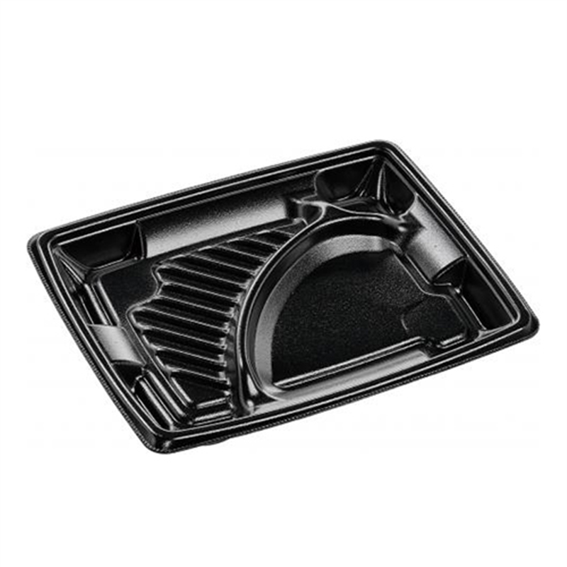 エフピコ 弁当容器 MFPアリオン 本体 23-19-1 黒 50枚/袋（ご注文単位1袋）【直送品】