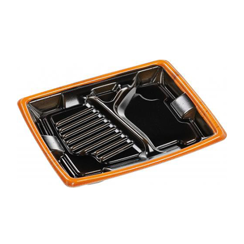 エフピコ 弁当容器 MFPアリオン 本体 23-19-2 茶フチ黒N 50枚/袋（ご注文単位1袋）【直送品】