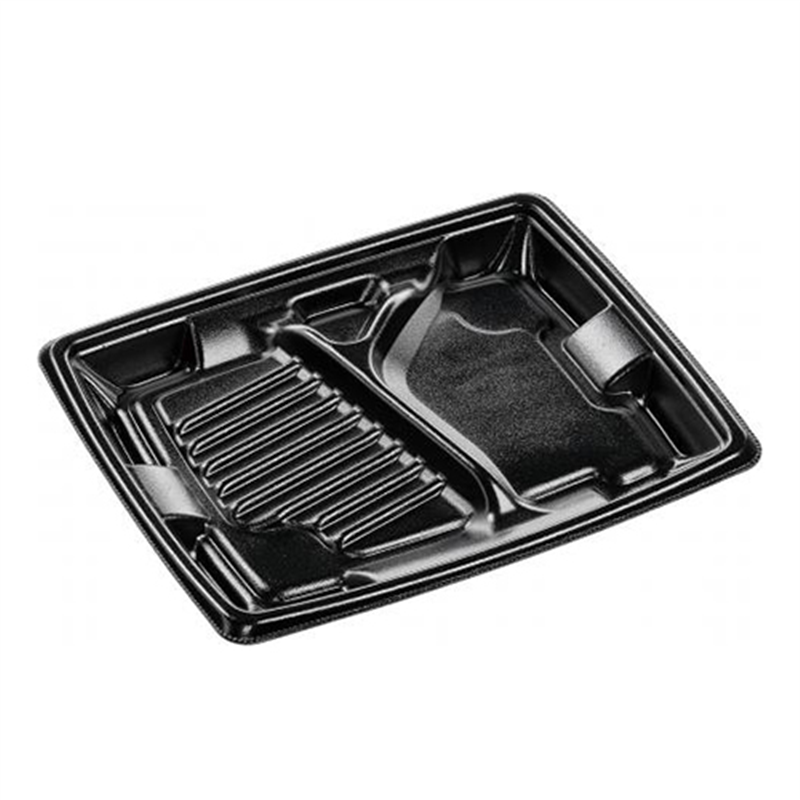 エフピコ 弁当容器 MFPアリオン 本体 23-19-2 黒 50枚/袋（ご注文単位1袋）【直送品】