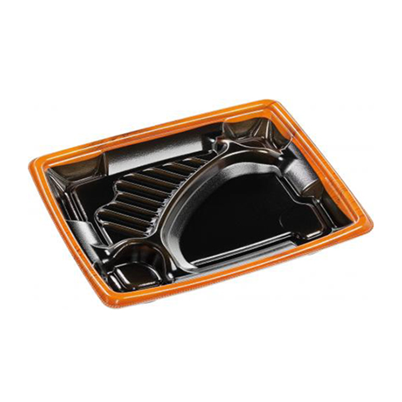 エフピコ 弁当容器 MFPアリオン 本体 23-19-3 茶フチ黒N 50枚/袋（ご注文単位1袋）【直送品】