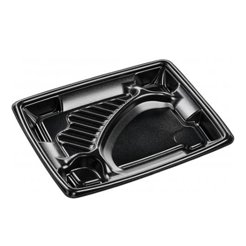 エフピコ 弁当容器 MFPアリオン 本体 23-19-3 黒 50枚/袋（ご注文単位1袋）【直送品】