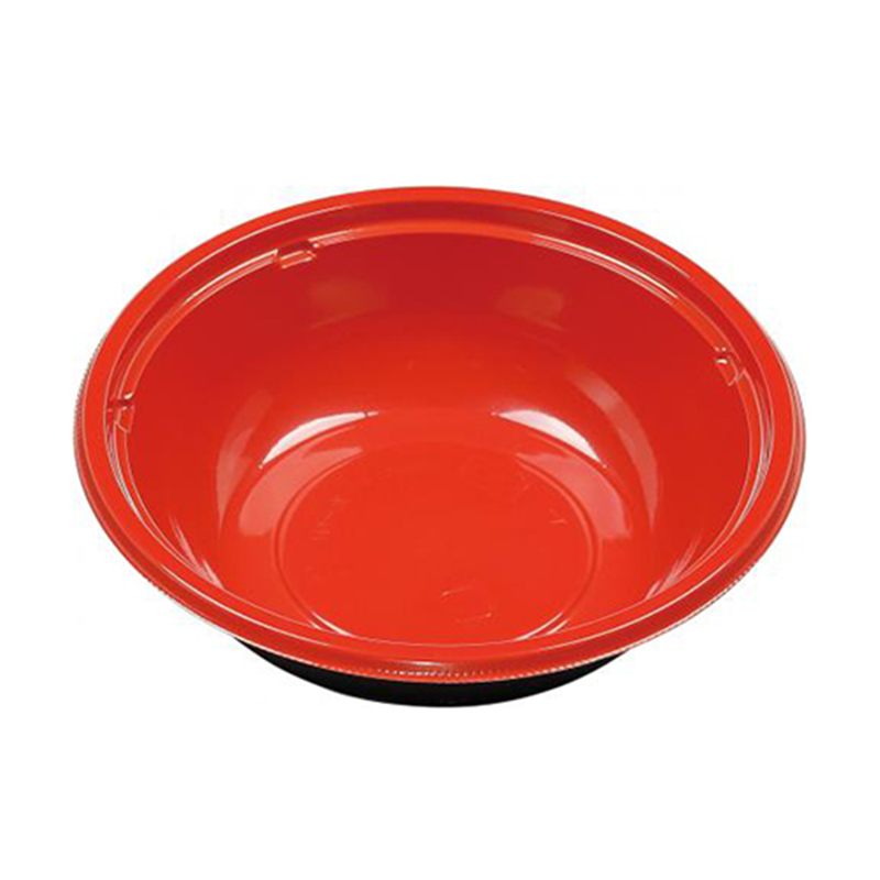 エフピコ 麺セット容器 内装 SBセット-丸-N1 V 赤 50枚/袋（ご注文単位1袋）【直送品】