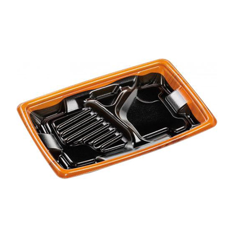 エフピコ 弁当容器 MFPアリオン 本体 22-15-2 茶フチ黒N 50枚/袋（ご注文単位1袋）【直送品】