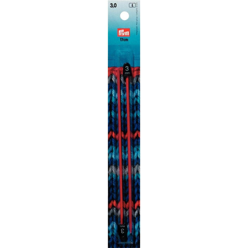 日本紐釦貿易 プリム(Prym) キッズ 編み針 3,0mm×17cm 2本 PRM218400 （ご注文単位1本）【直送品】