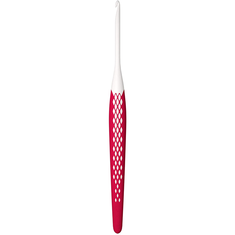日本紐釦貿易 プリム(Prym) エルゴノミック かぎ針 3.5mm レッド PRM218484 （ご注文単位1本）【直送品】