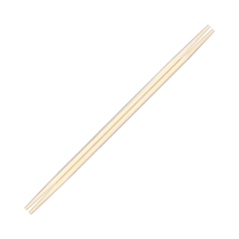 九州紙工 桧丸箸 24cm バラ HNK24M 100膳/袋（ご注文単位50袋）【直送品】