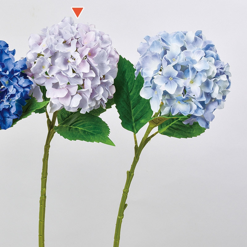 アスカ商会 造花 A-32617 ハイドランジア #017 ライラック 1本(ご注文単位1本)【直送品】