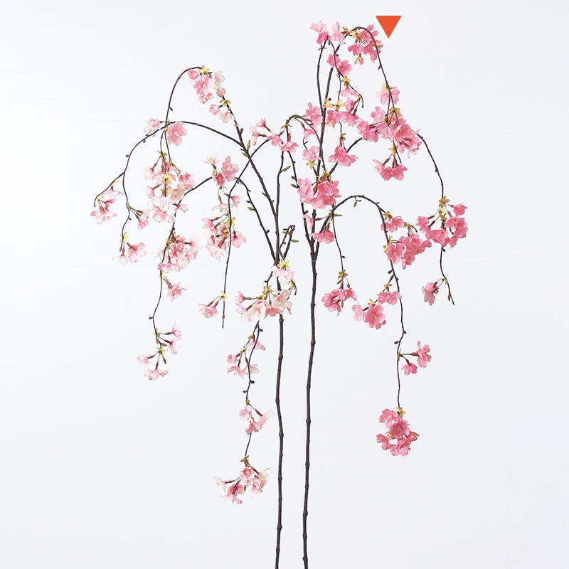 アスカ商会 造花 A-33543しだれ桜 #003 ピンク 1本(ご注文単位1本)【直送品】