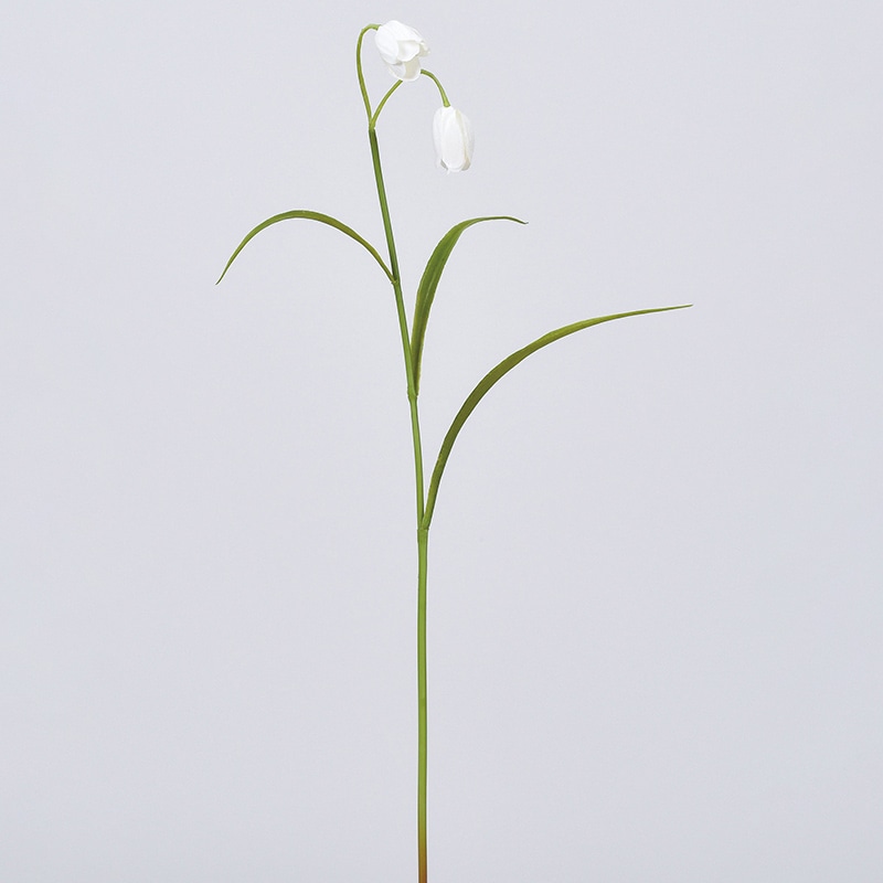アスカ商会 造花 A-34310 フリチラリア×2 #001 ホワイト 1本(ご注文単位1本)【直送品】