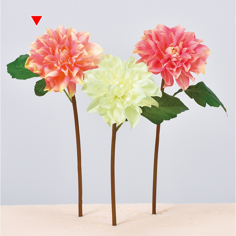 アスカ商会 造花 A-34315 ダリア #004 ピ-チ 1本(ご注文単位1本)【直送品】