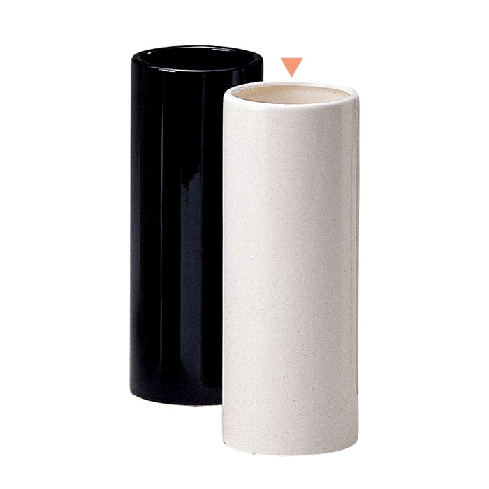 高岡健二商店 陶器 花瓶 90×195 シロ T-1896 1個(ご注文単位1個)【直送品】