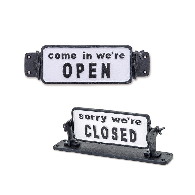 ポッシュリビング サインプレート OPEN&CLOSED 63766 1個(ご注文単位1個)【直送品】