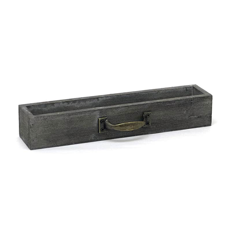 ウッド 横長M グレー BCR-13262 1個（ご注文単位1個）【直送品】
