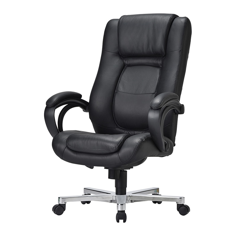 AICO 役員イス ブラック RA-1855(L) 1台(ご注文単位1台)【直送品】