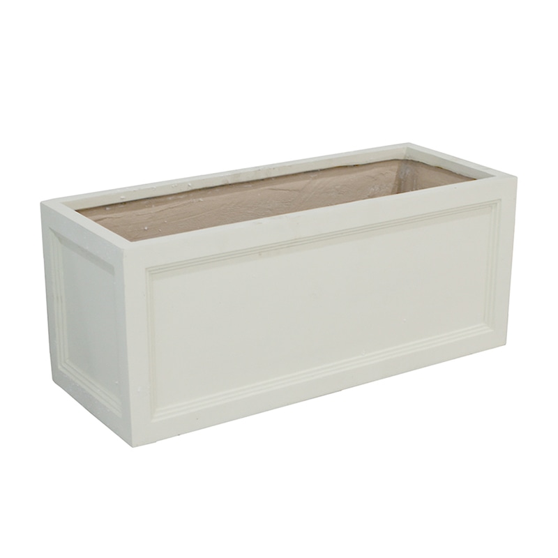住まいスタイル マグネシウムプランター アーバンストン 幅80cm ホワイト UBST-800WHT 1個(ご注文単位1個)【直送品】