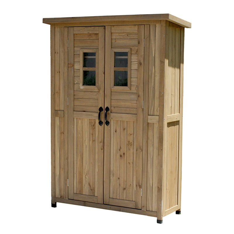 住まいスタイル カントリー小屋 薄型 ライトブラウン KCSL1260LBR 1台（ご注文単位1台）【直送品】