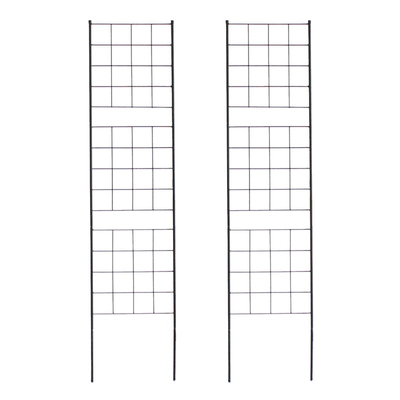 住まいスタイル アイアンフェンス グラフ 高さ176cm スリム ブラック 2枚組 IF-GR025-2P-BLK 1セット(ご注文単位1セット)【直送品】