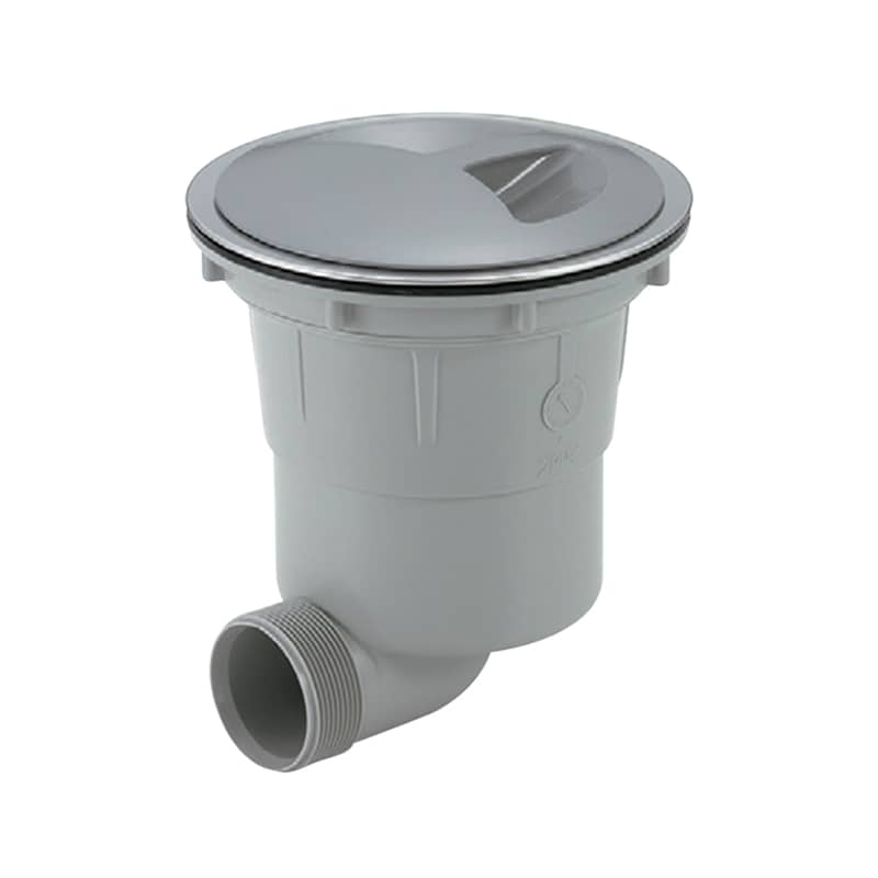 スギコ産業 ECφ180 排水トラップ オーバーフローなし 止水プレート付 TA1805-TO-299 1個（ご注文単位1個）【直送品】
