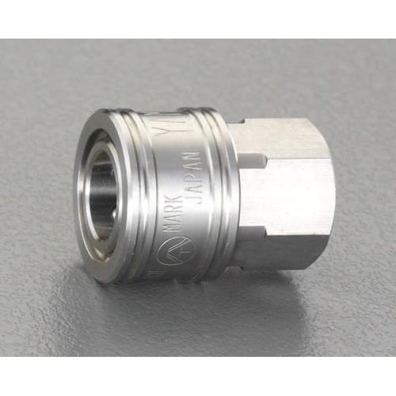 エスコ EA140BE-6 Rc3/4”雌ねじカップリング(中圧用/ステンレス) 1個(ご注文単位1個)【直送品】