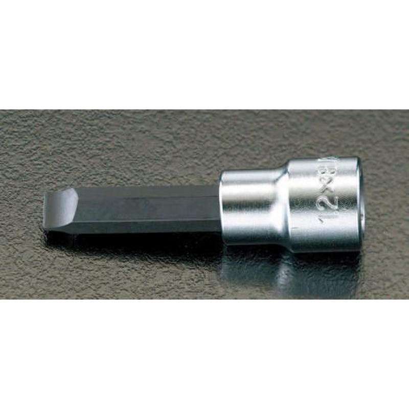 エスコ EA618BX-102 3/8”DR/8.0x1.2mm(-)ビットソケット 1個(ご注文単位1個)【直送品】