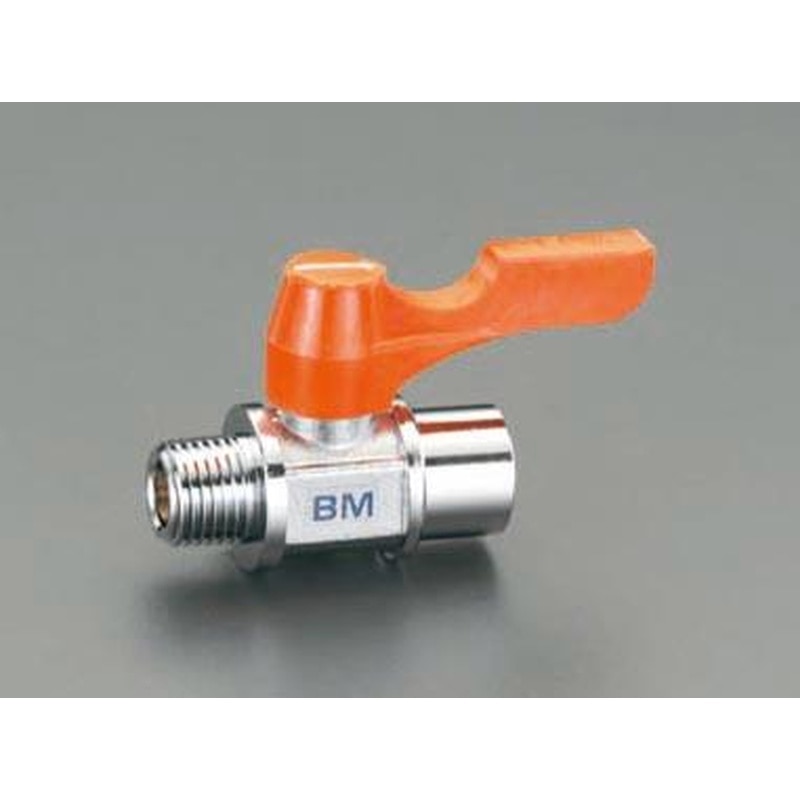 エスコ EA425BM-43 R1/2”xG3/8”ミニボールバルブ 1個（ご注文単位1個）【直送品】