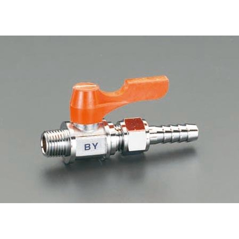 エスコ EA425BY-33 R1/4”x9.0mmミニボールバルブ 1個(ご注文単位1個)【直送品】