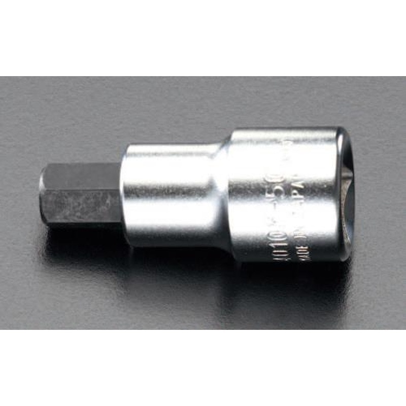 エスコ EA618CT-6 1/2”DR/6x50mm［INHEX]ビットソケット 1個（ご注文単位1個）【直送品】