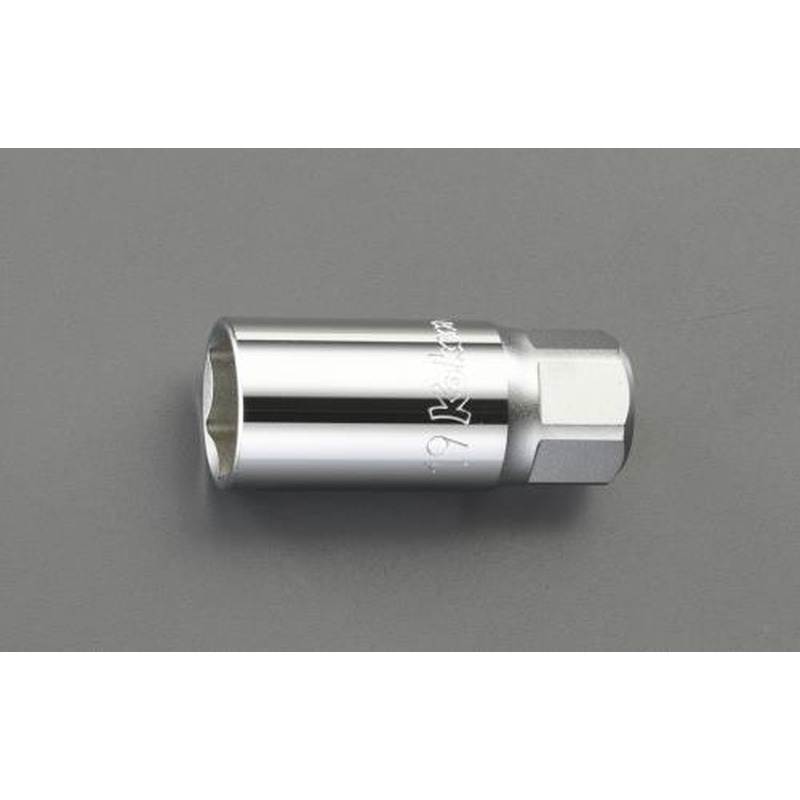 エスコ EA618CY-19 1/2”DRx19mmホイールナット用ソケット 1個（ご注文単位1個）【直送品】