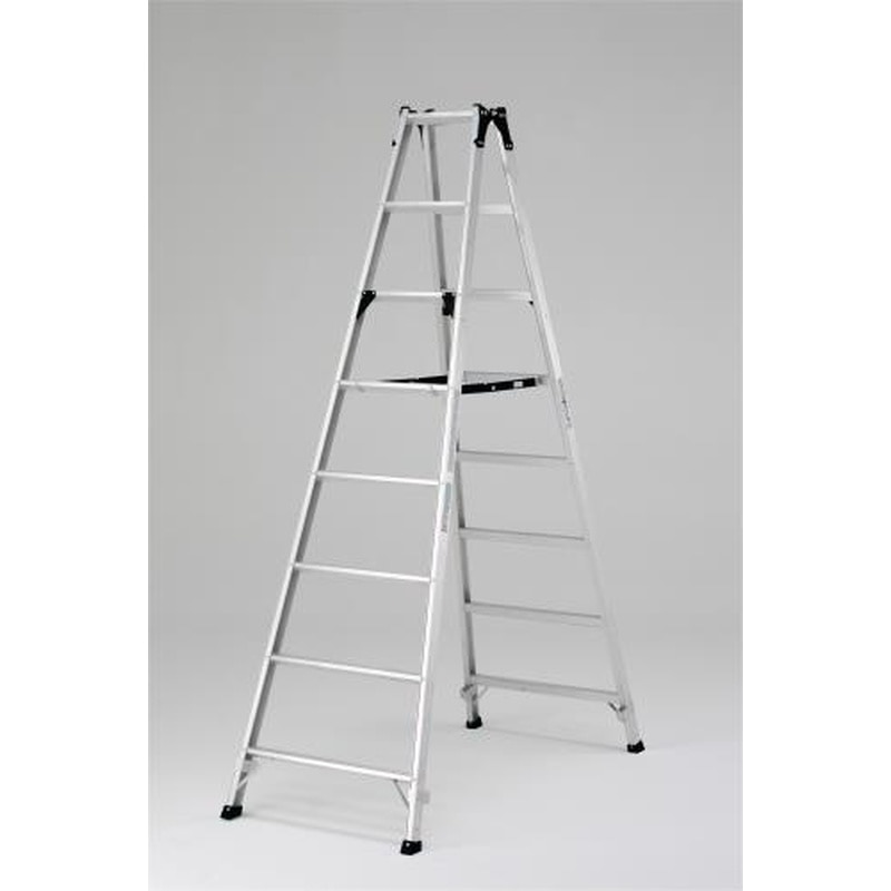 エスコ EA903AD-1B 2.29m脚立(アルミ製) 1個（ご注文単位1個）【直送品】