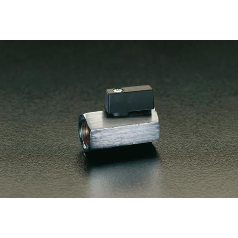 エスコ EA470M-2 G1/4”xG1/4”ミニボールバルブ 1個(ご注文単位1個)【直送品】