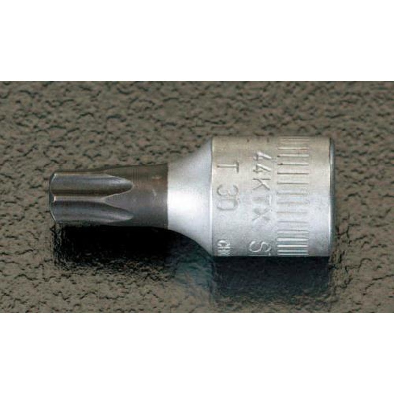 エスコ EA611BD-30 1/4”DRxT30［Torx]ビットソケット 1個（ご注文単位1個）【直送品】