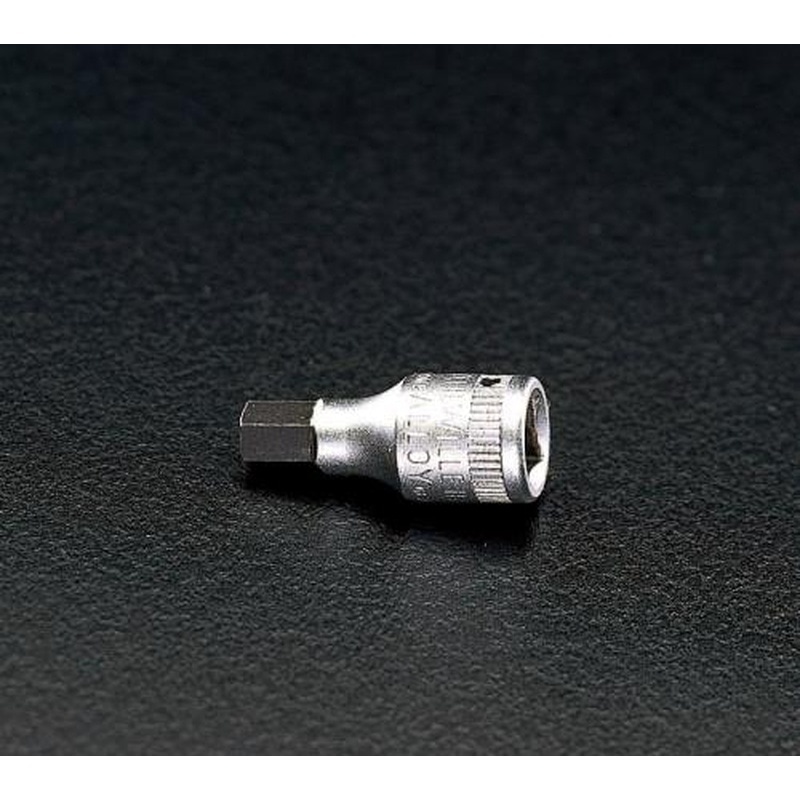 エスコ EA617XL-106 1/4”DRx6x28mm［INHEX]ビットソケット 1個（ご注文単位1個）【直送品】