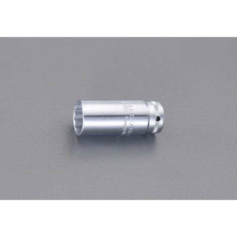 エスコ EA617YP-208 3/8”DRx20.8mmプラグソケット 1個(ご注文単位1個)【直送品】